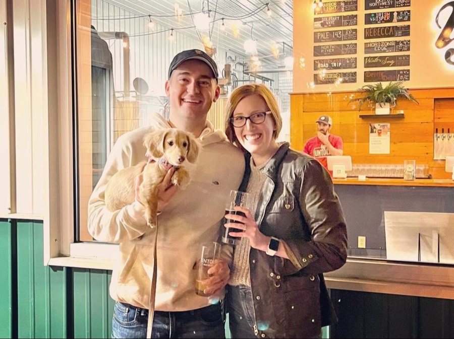 The Kim Family with Mochi