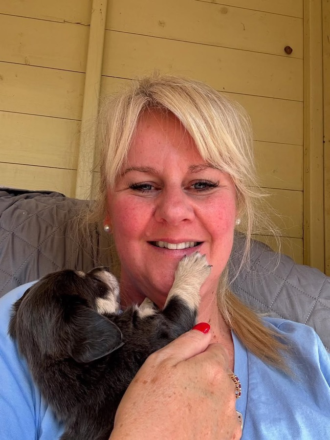 Christine & Dan R. with Scout