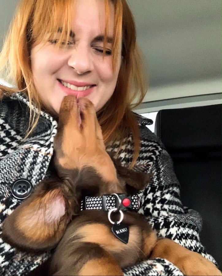 Sarah M. with Charlie